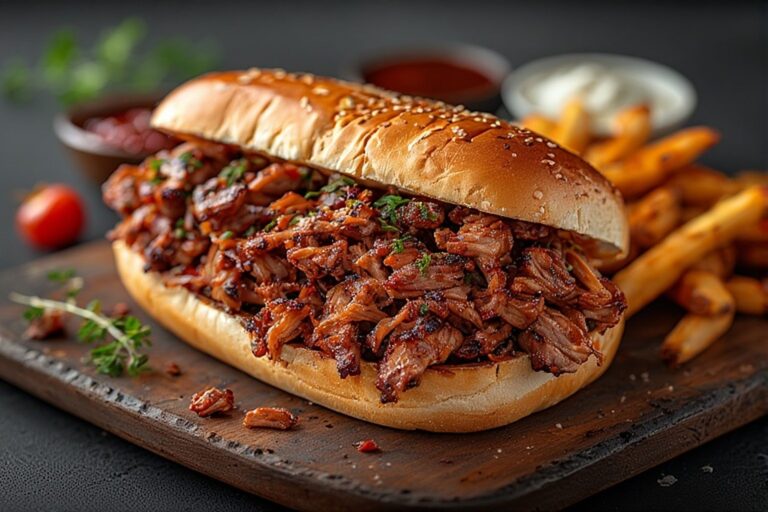 ROMA PULLED PORK SANDWICH